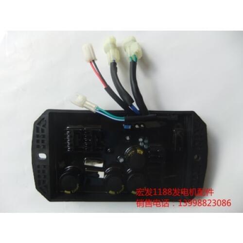 SAWAFUJI SHT11500 ET12000 AVR AUTOMATIC VOLTAGE REGULATOR THREE PHASE 4 plugs GASOLINE GENERATOR PARTS replace part