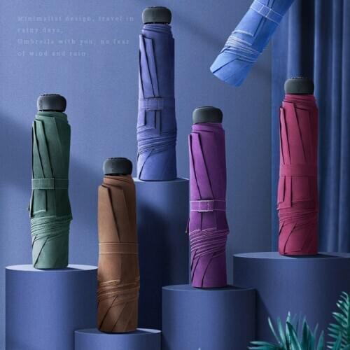 Manual Business Calssic Type Folding Umbrella Waterproof Reinforced and Thickened 8 Ribs 292g 100cm Diameter Men or Women both