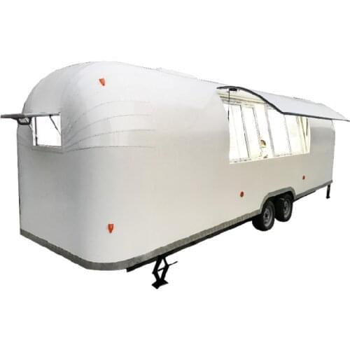 Size Customized Food Vending Trailer Mobile Restaurant Truck Crepe Food Cart Fast Food Truck Van Cart Trailer Kiosk For Sale