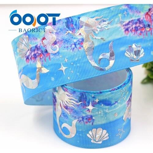 1-1/2'' 38mm girl laser Silver foil printed ribbon,10yards DIY Hair Bow Wedding Festival Home Party Birthday Decorations