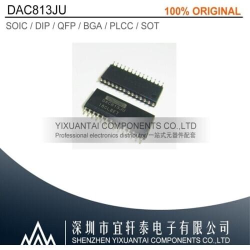 2pcs/lot 10pcs/lot 50pcs/lot Free shipping 100% original DAC813JU DAC813J DAC813 SOP28