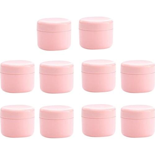 20g/50g/100g Empty Round Edge Portable Refillable Plastic Cosmetic Makeup Face