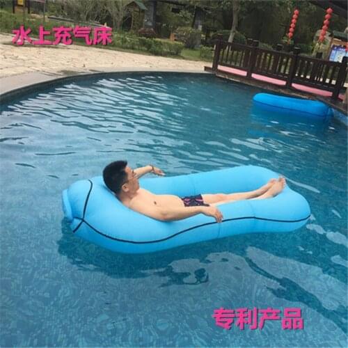 2019 new fast inflatable bed outdoor lounger inflatable sofa inflatable floating row air sofa