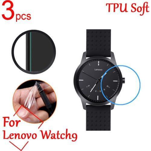 3pcs Ultra Clear TPU Soft LCD For Lenovo Watch9 Full Screen Protector cover For Lenovo Watch9 Smart sports Watch Protective Film