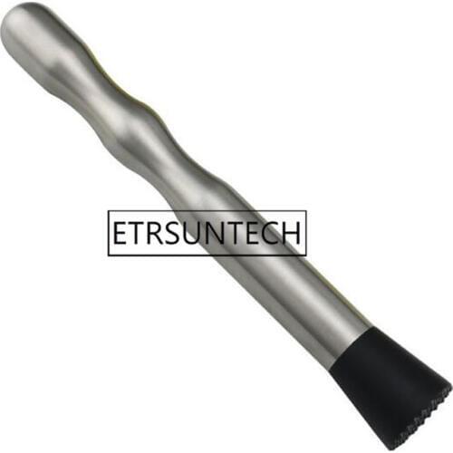 30pcs Cocktail Muddler Stainless Steel Bar Mixer Barware Mojito Cocktail DIY Drink Fruit Muddler Crushed Ice Barware Bar Tool