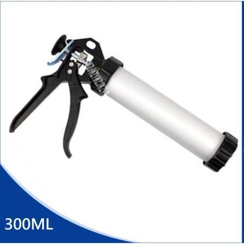 C20512 300ML Dual-use Glass Glue Gun Manual Thickening Aluminum Alloy Structure Soft Silicone Glue Gun