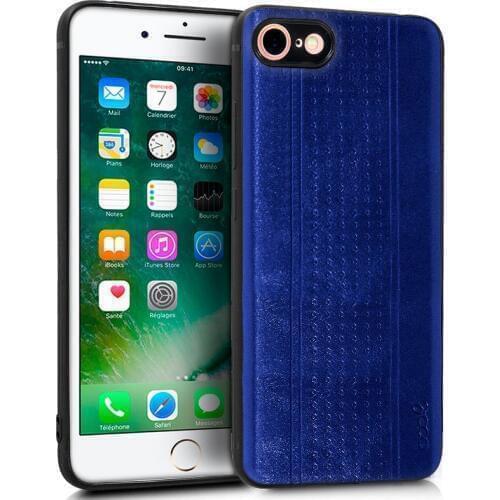 Case/iphone 7 8 Leather Blue Leather