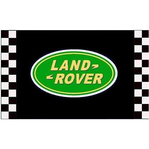 Land Rover Checkered Flag 3X5' Banner