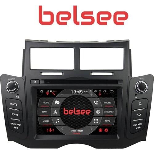 Belsee Android 10 Head unit Radio Stereo for Toyota Yaris 2005 2006 2007 2008 2009 2010 2011 PX6 Multimedia CarPlay Navigation