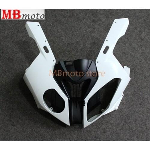 A set forS1000RR 2009-2013 front head fairing unpainted for lampshade S1000 RR 9 10 11 12 13 injetion good zxmt
