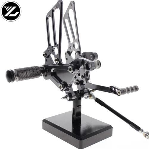 CNC Verstelbare Rearsets Achter Set Motorfiets Footrest Moto Pedaal pedal For MV Agusta F4 1000 1998-2009 Motorfiets Voet access