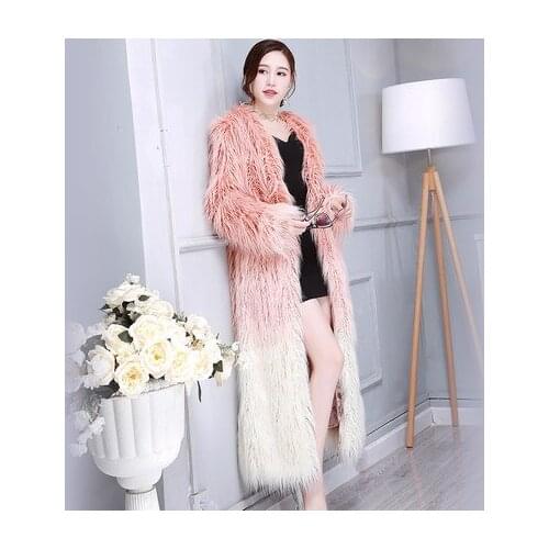 Top brand Gradient Women Fashion color V-neck coat N56 high quality