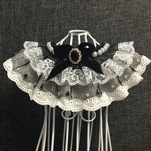 Fashion luxury black Rhinestones dogs cats lace bibs doggy necklace pet dog cat neckwear puppy bandage 1pcs