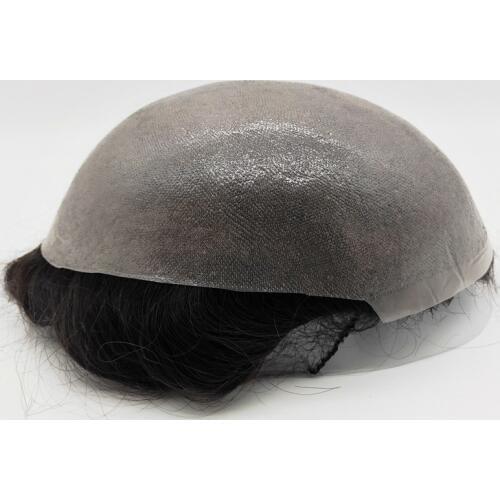 New hair system with Men hair pieces super thin and soft skin base toupee