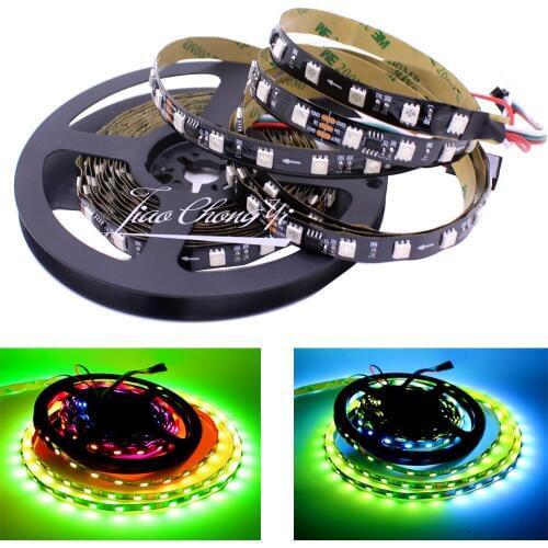 New WS2811 16703 IC 60led/m DC24V5M/lot 300LEDS LED strip Addressable Digital RGB Dream Full color IP20 IP65 IP67 waterproof
