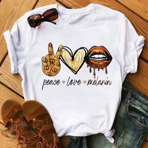 New Love Lips T Shirt Women Summer Casual Tshirts Tees Harajuku Korean Style Graphic Tops 2021 New Kawaii Female T-shirt