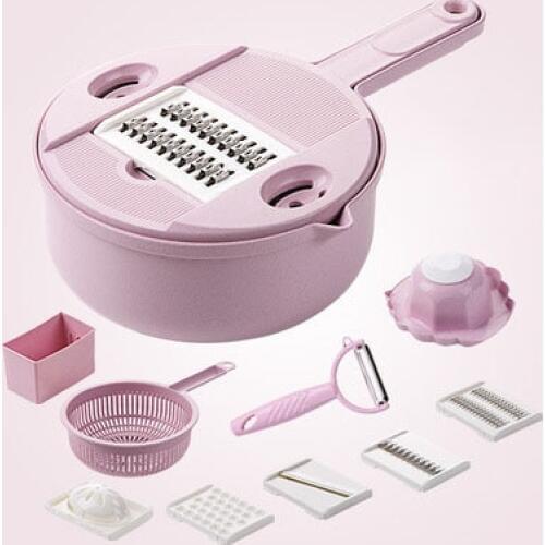 Vegetable Slicer Multi-Function Cutting Food Potato Carrot Veggie Grater Chopper Kitchen Cutting Machine Cheese Grater 11 In 1