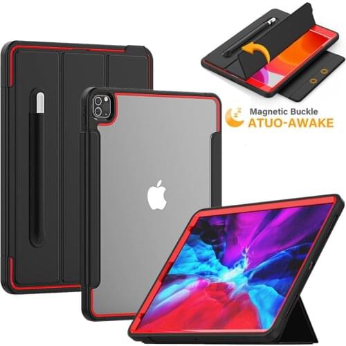 For iPad Air 4 Case Shockeproof Heavy Duty Cases for iPad Pro 11 Case 2020 for iPad Air 2020 Funda Coque Leather Smart Cover