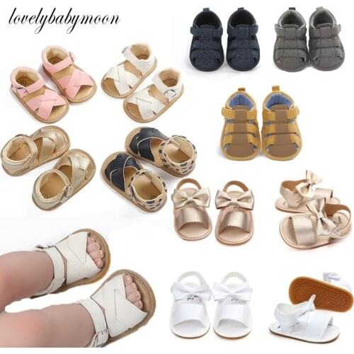 Kids Newborn Baby Boys Canva Fashion Summer Soft cribsports Shoes First Walker Anti Slip Sandals Fashion Baby shoessports shoes