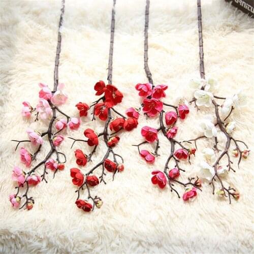 Plum Blossom Silk Artificial Flowers Cherry Blossoms Flowers SUR