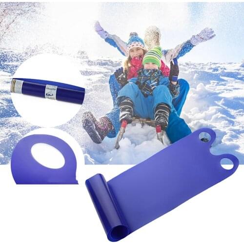 Snow Sled Board Outdoor Winter Plastic Skiing Boards Snowboard For Kid Outdoor Snow Play Parent-child Interactive Toys