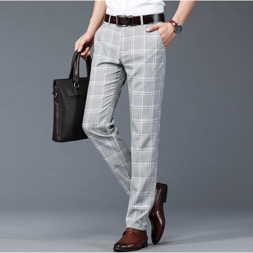 TACE&SHARK Men's Checked Trousers