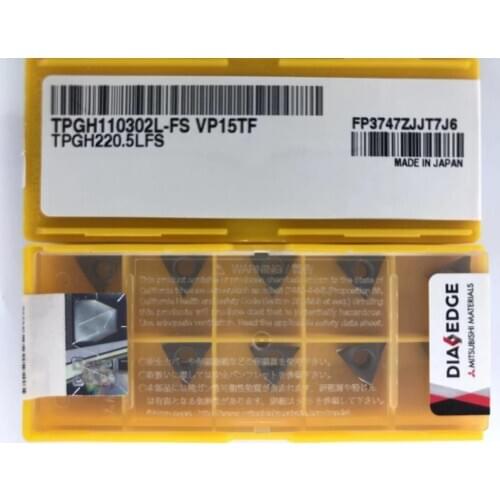 TPGH 110302 L-FS VP15TF 10pcs original Mitsubishi turning insert DIAEDGE