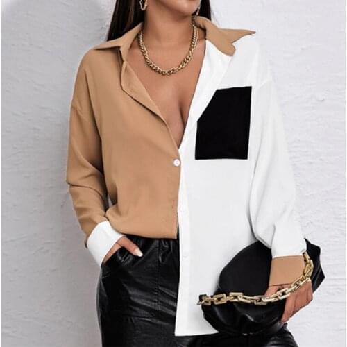 WENELAX Womens Chiffon Shirts