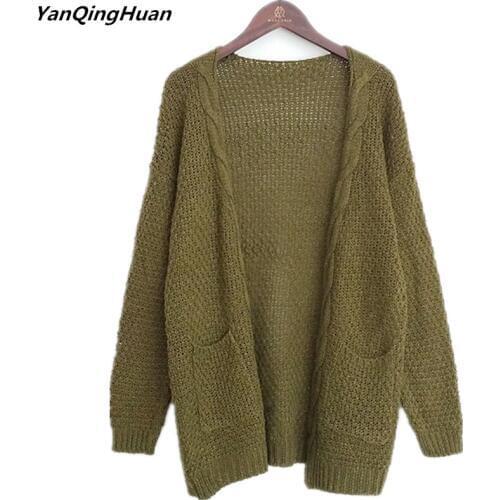 Женские длинные кардиганы YANQINGHUAN China At AliExpress