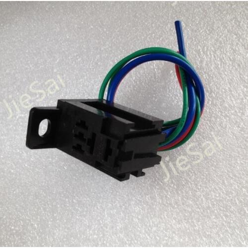 YC 4 pin/5 pin socket with wire 30A 12VDC car relay