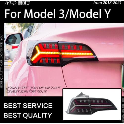 Car Styling Tail Lamp for Tesla Model 3 Tail Lights Model Y LED Tail Light Dynamic Signal DRL Brake Reverse auto Accessories