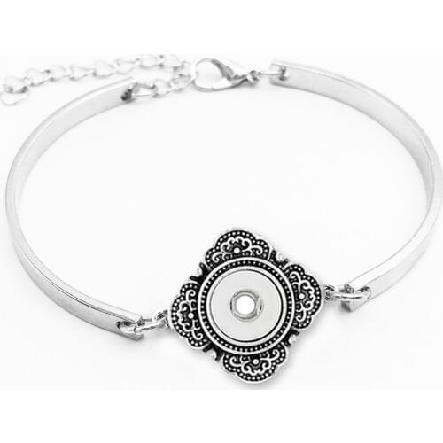 Snap button bracelet TR1758 (fit 12mm snaps) BOBOSGIRL