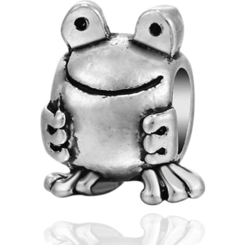Kralen Cartoon Frog Shaped Bead Charms Jewelry For Womens DIY Bracelets Charm Beads Gift Cute