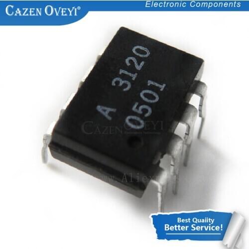 10pcs/lot HCPL3120 DIP-8 HCPL-3120 A3120 In Stock