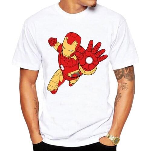 2021 The Avengers Funny Tshirt Men Top TeeShort Sleeved Fashion T-shirt
