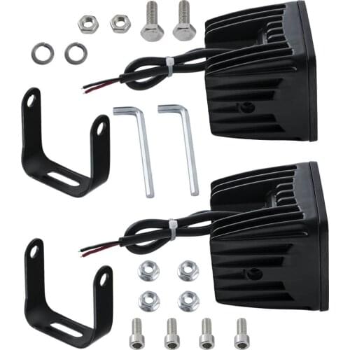 3'' LEd Cube Work Light Bar Driving Lamp Yellow For Polaris RZR XP1K RZR For Ford F150 F250 F350