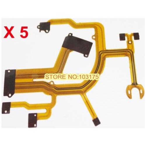 5 Pieces Back Flex Cable Ribbon for Canon Powershot G10 G11 G12 Camera Lens