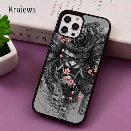 Japanese Oni Hannya Demon Mask cool phone Case For iPhone 5 SE 2020 6S 7 8 Plus 12 mini 11 Pro X XR XS Max Samsung S9 S10 Cover
