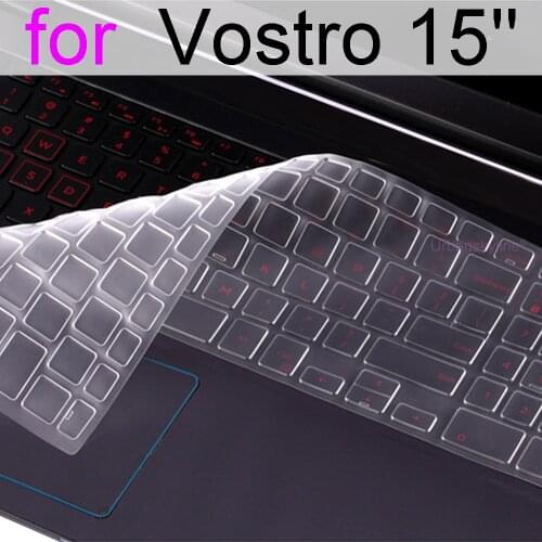 Keyboard Cover for Vostro 15 5000 7000 3000 Series 5510 5515 7510 for Dell Laptop Protector Skin Case Clear Silicone 15.6 2021