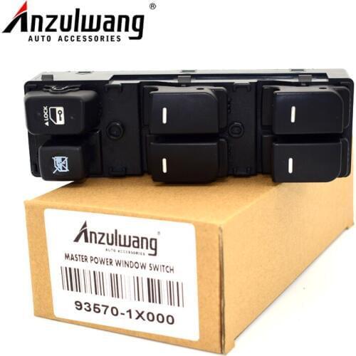 ANZULWANG Electric Power Window Master Control Switch for Hyundai KIA 935701X000 93570-1X000