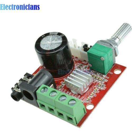 Hi-Fi PAM8610 Audio Stereo Amplifier Board Module Dual D Class Channel 2X10W 12V