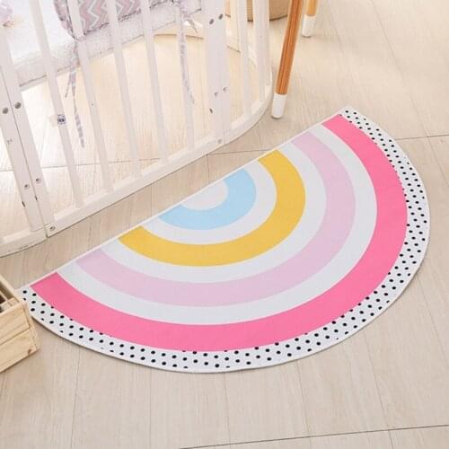 Newborn Baby Crawling Carpet Pad Rainbow Crawling Play Floor Mat Rug Room Decor 87HD