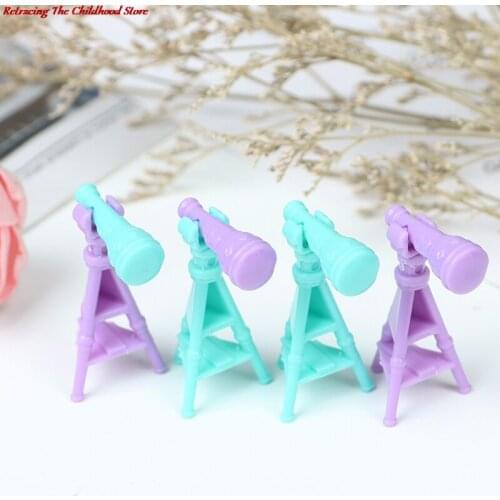 Doll Telescope Model 1:12 Dollhouse Miniature Version Telescope Doll Home Decor