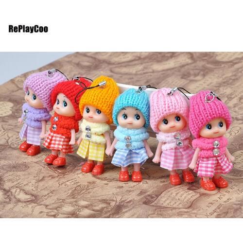 Hot Kawaii Fashion Girls Toys Baby Dolls Interactive Beautiful Small Pendant Princess Dancing Girls Wedding Gifts For Girl 003