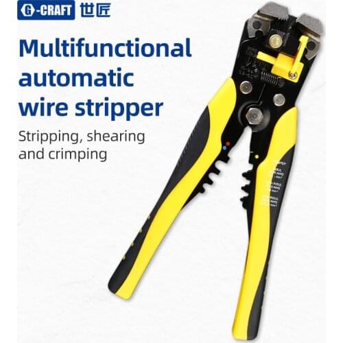 Multifunctional Wire Stripper Is Used As A 0.2-6.0 Square mm High Precision Hand Tool For Cable Cutting And Crimping Terminal