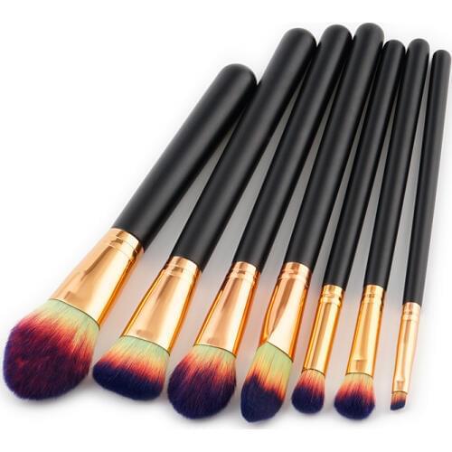 Black Handle Makeup Brush Set Foundation Powder Blending Blush Cosmetic Beauty Make Up Brushes Eyeshadow Eyebrow Brush Tools