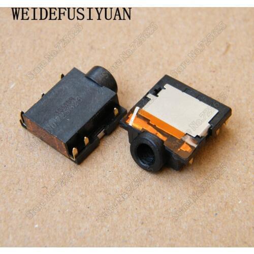 New 3.5mm Audio Headphone Microphone Jack Port Socket 6pin