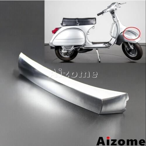 Scooter Front Mudguard Crest Trim Nose For VESPA PX 125 150 200 LML T5 EFL Disk Chrome Front Bumper