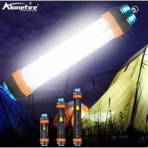 AloneFire LED Camping Lantern with Magnet Tent Light USB Charging Outdoor Emergency Power Light Flashlight Mosquito Repellent