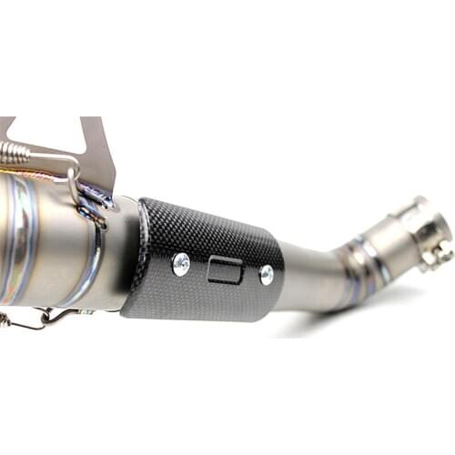 TKOSM Motorcycle Exhaust Muffler Cover Carbon Fiber Color Protector Heat Shield Cover Guard TMAX530 CB400 CBR300 Z250 Z750